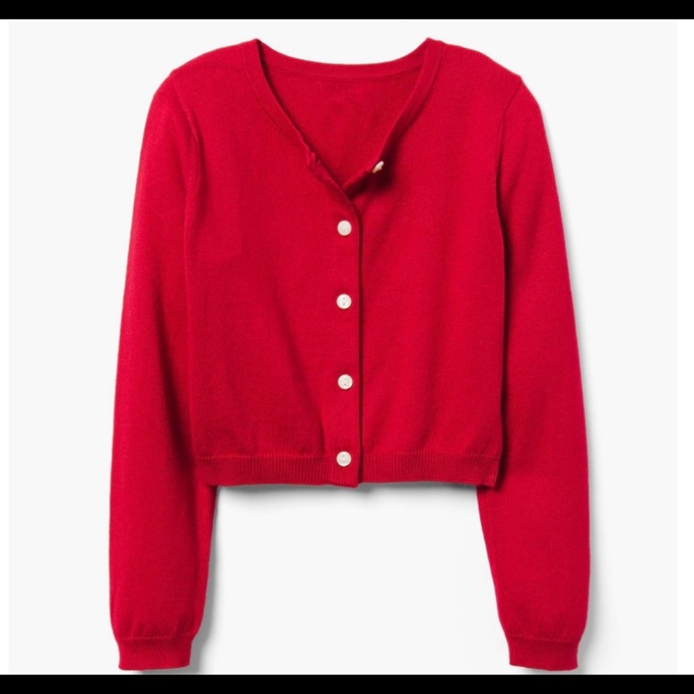 Gymboree Red Cardigan size M (7-8) - NWT